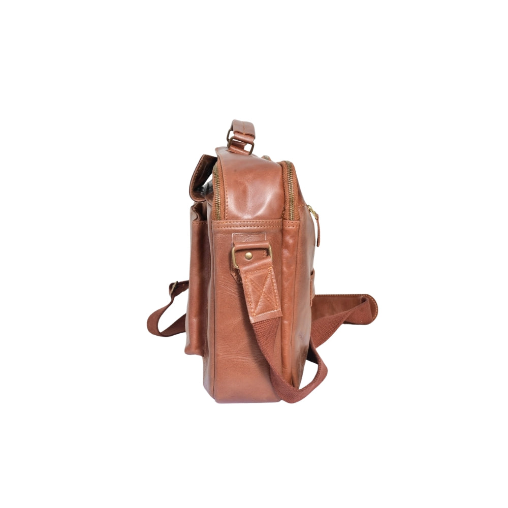 Laptop Leather Bag for Men - Leather Messenger Bag – 15.6" Laptop Briefcase