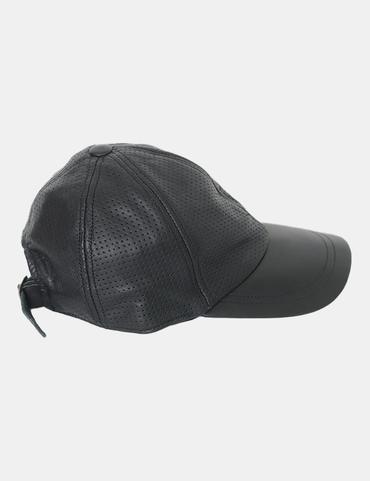 Leather Baseball Cap