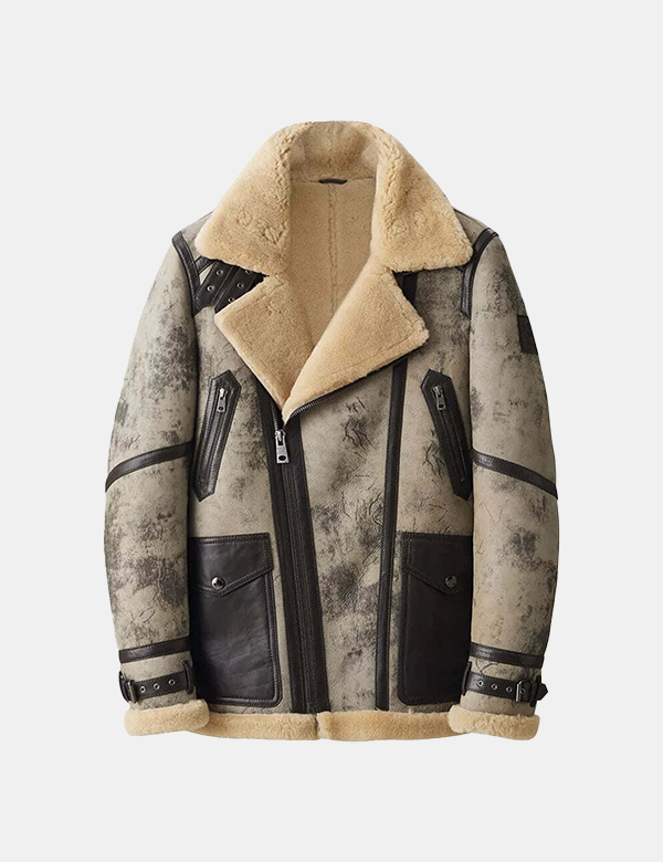 Men Genuine Leather Coat