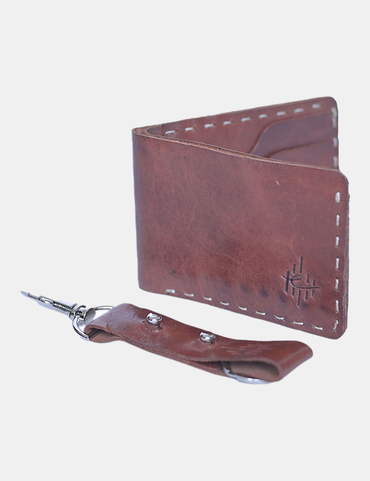 Handmade Brown Leather Wallet