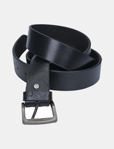 Handmade Black Genuine Leather Belt for Men