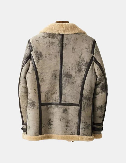 Men Genuine Leather Coat